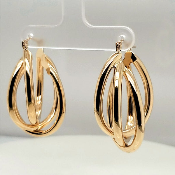 14kt Yellow Gold Hoop Earrings