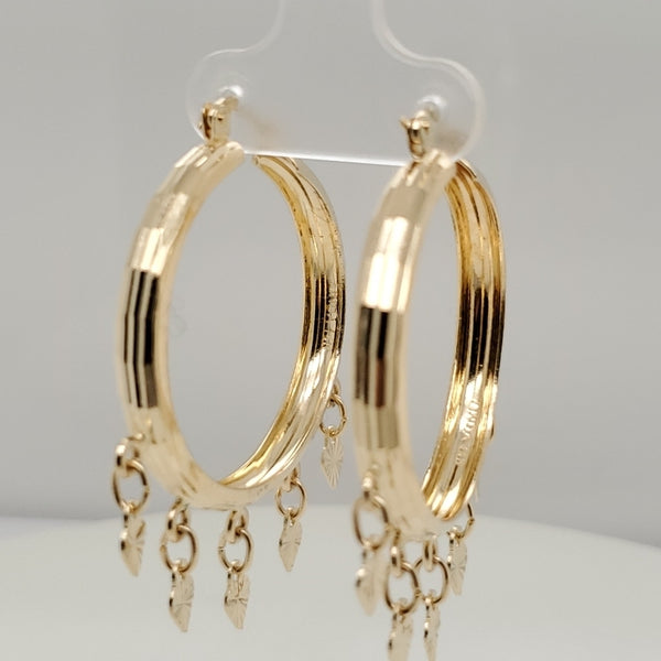 14kt Yellow Gold Hoop Earrings