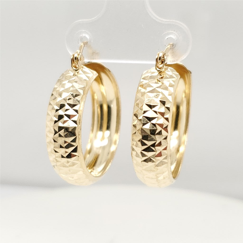 14kt Yellow Gold Hoop Earrings