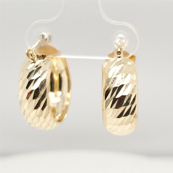 14kt Yellow Gold Hoop Earrings