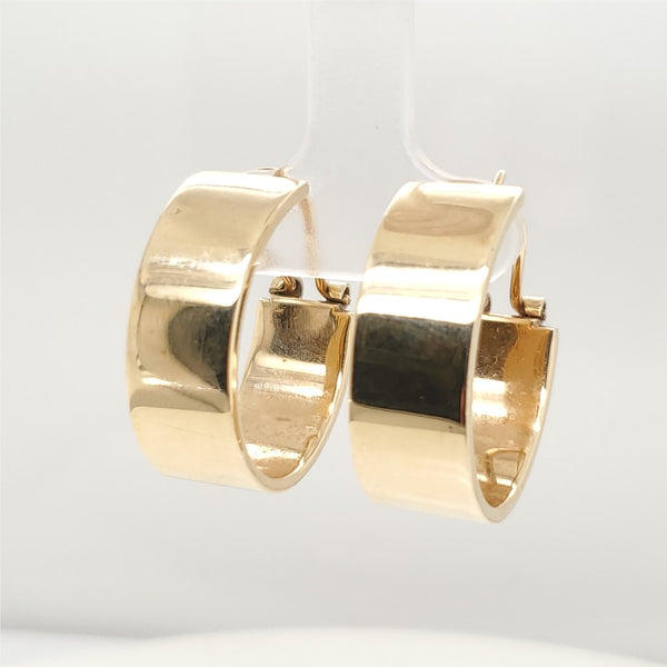 14kt Yellow Gold Hoop Earrings