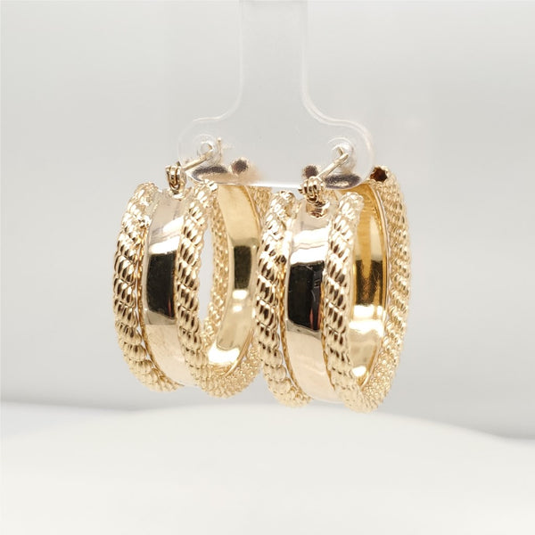 14kt Yellow Gold Hoop Earrings