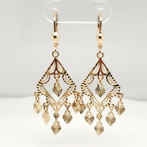 14kt Yellow Gold Dangle Earrings