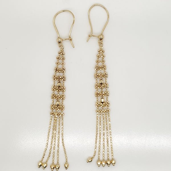 14kt Yellow Gold Dangle Earrings