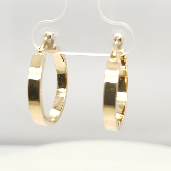 18kt Yellow Gold Hoop Earrings