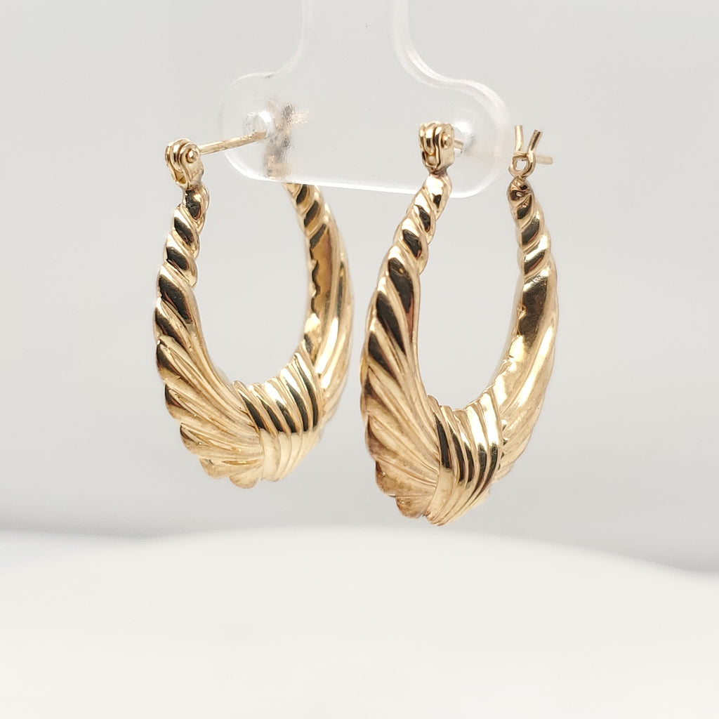 14kt Yellow Gold Hoop Earrings