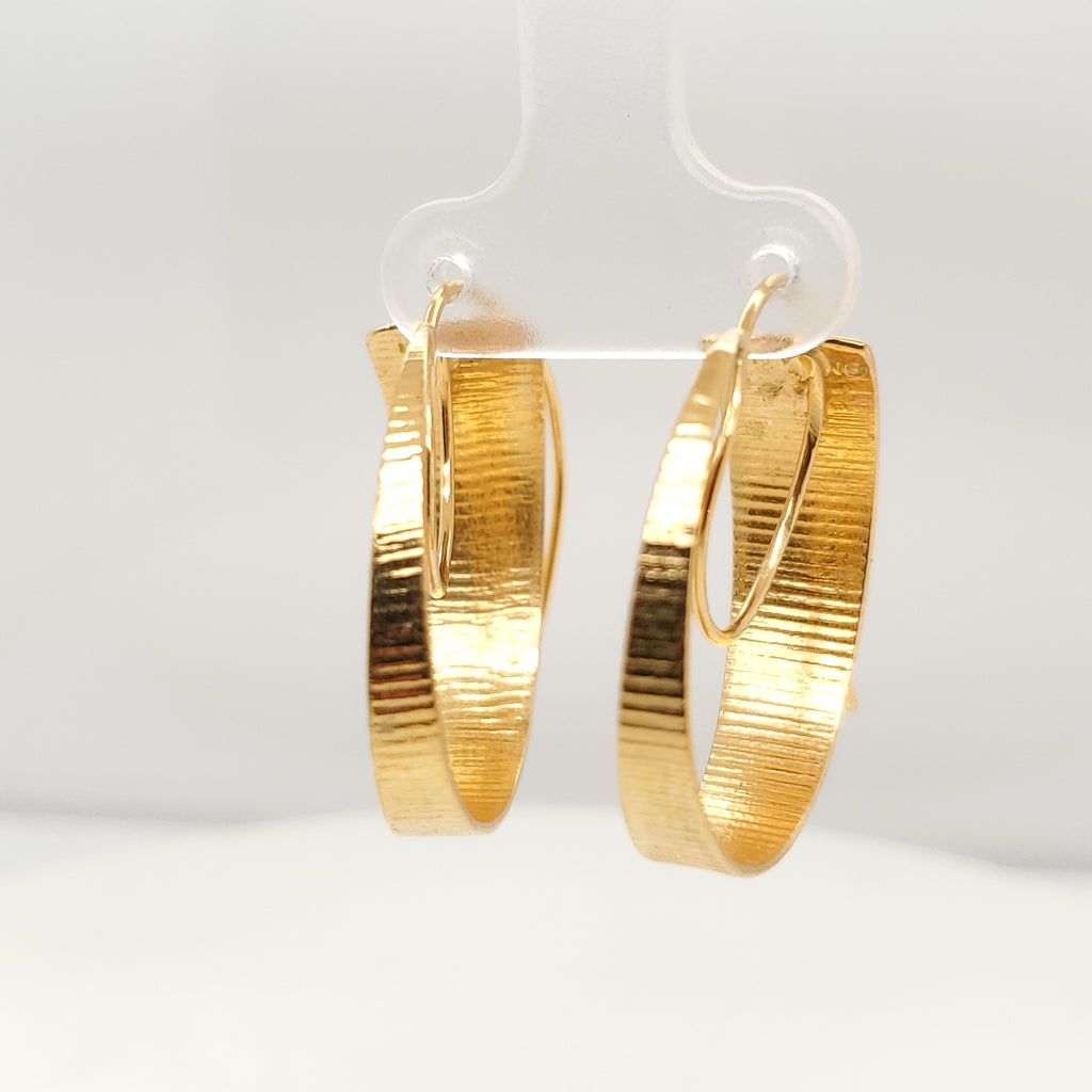 18kt Yellow Gold Hoop Earrings