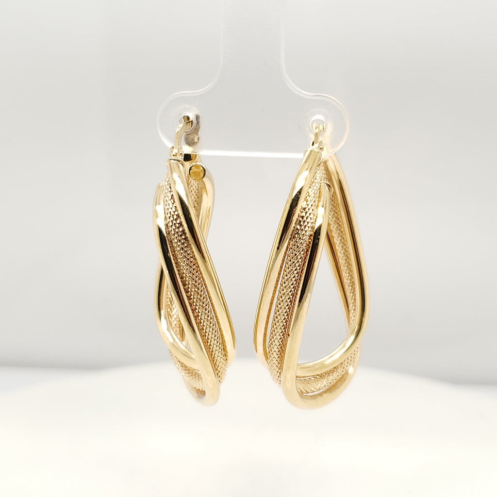 14kt Yellow Gold Hoop Earrings