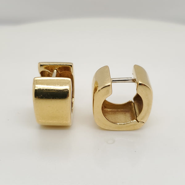 14kt Yellow Gold Hugger Earrings