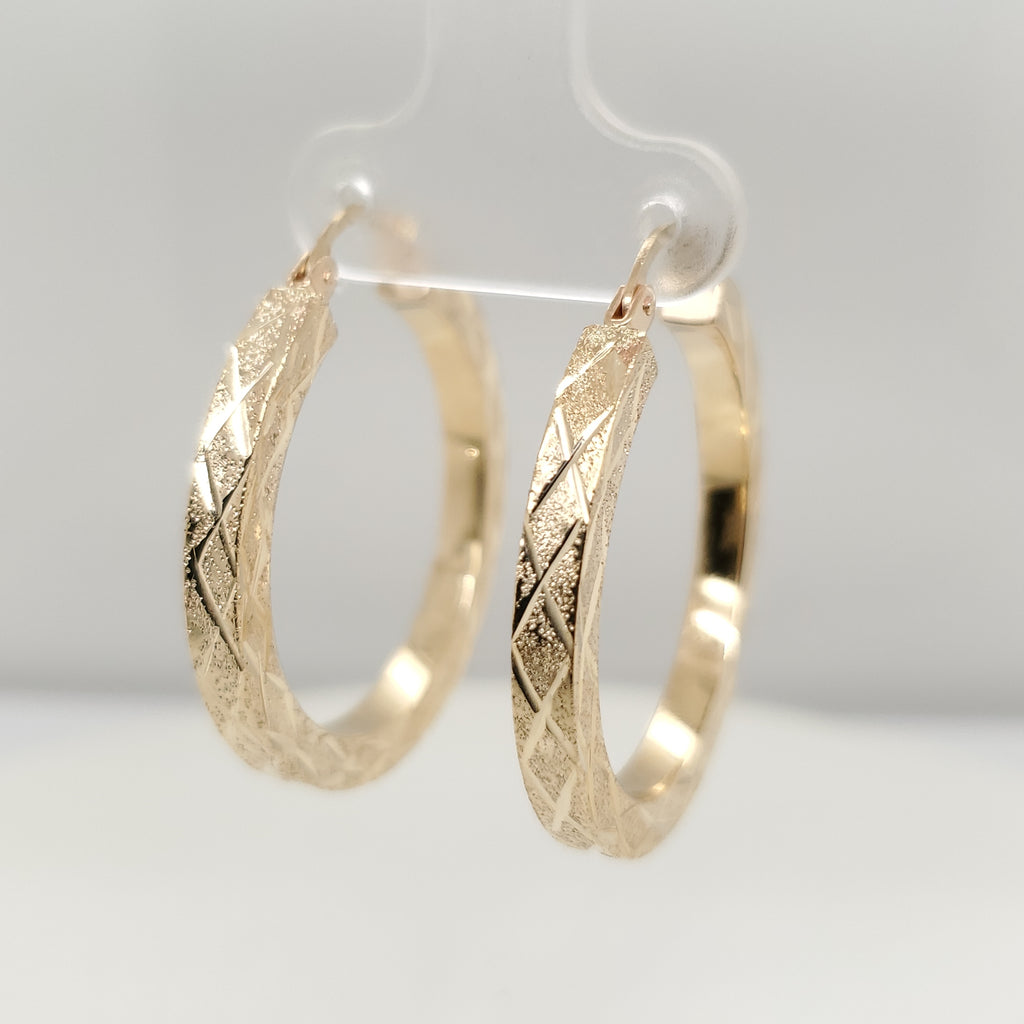 14kt Yellow Gold Hoop Earrings