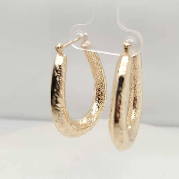 14kt Yellow Gold Hoop Earrings