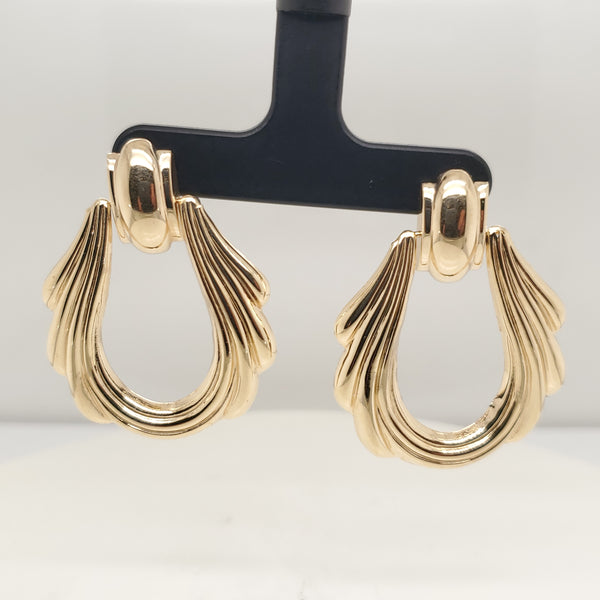 14kt Yellow Gold Earrings