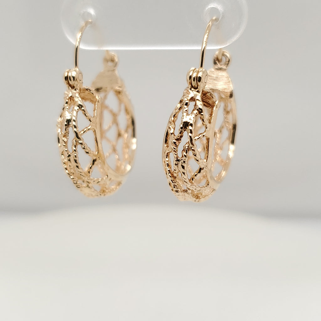 14kt Yellow Gold Hoop Earrings