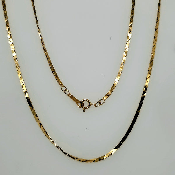18kt Yellow Gold 24"" Gold Chain