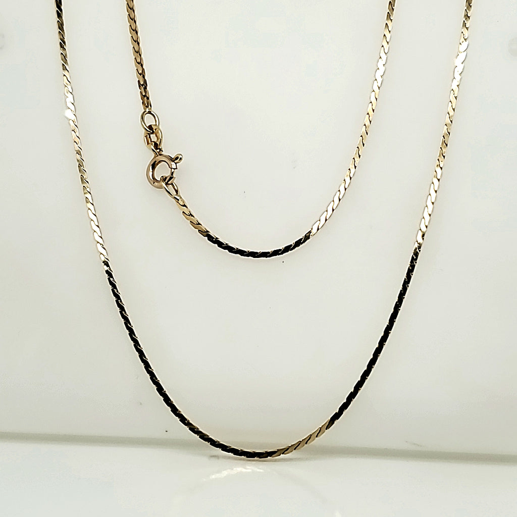 20"" 14kt Yellow Gold Chain