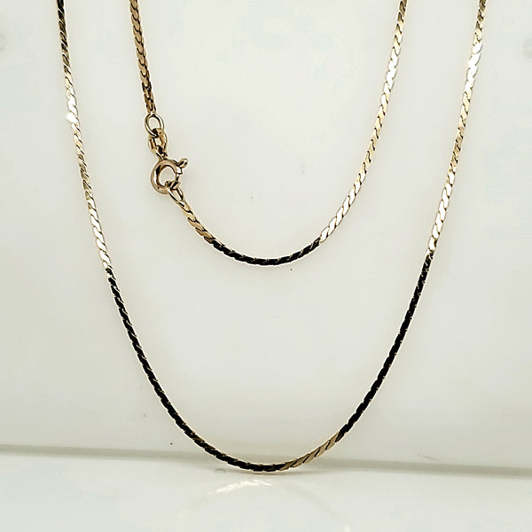 20"" 14kt Yellow Gold Chain