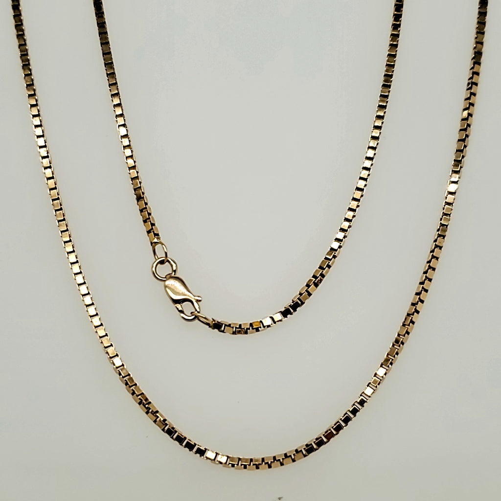 14kt Yellow Gold 20"" Box Chain