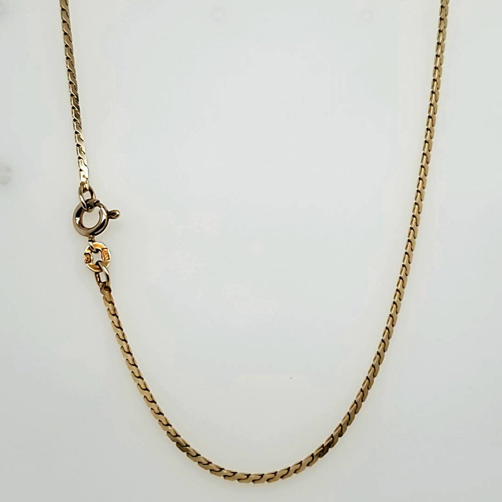 14kt Yellow Gold 20"" Square Chain