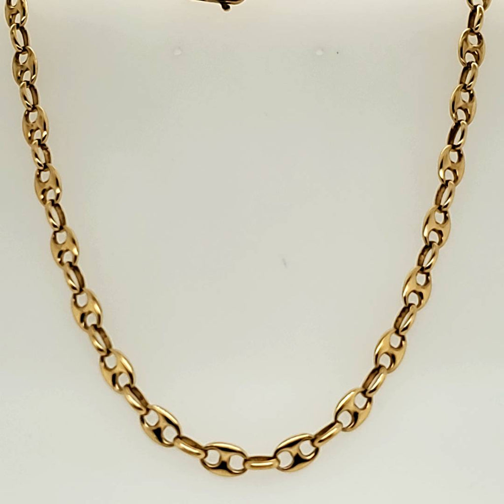 14kt Yellow Gold 21"" Gucci Style Link Chain