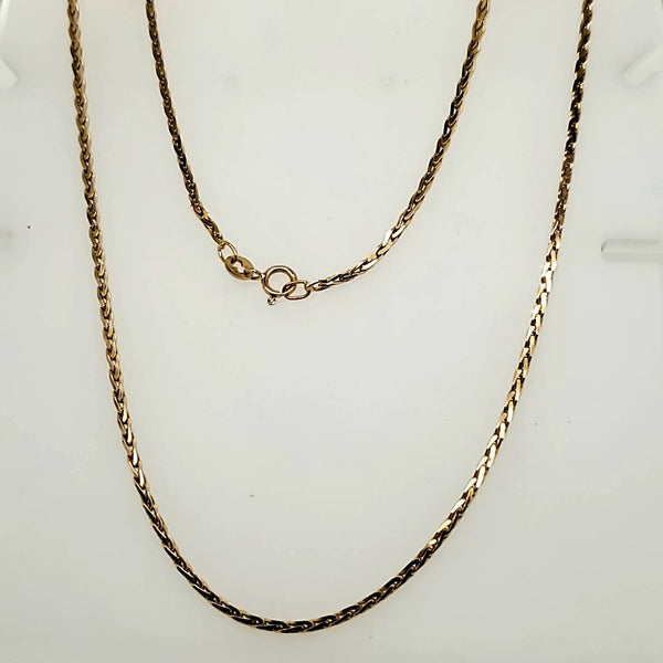 20"" 14kt Yellow Gold Link Chain
