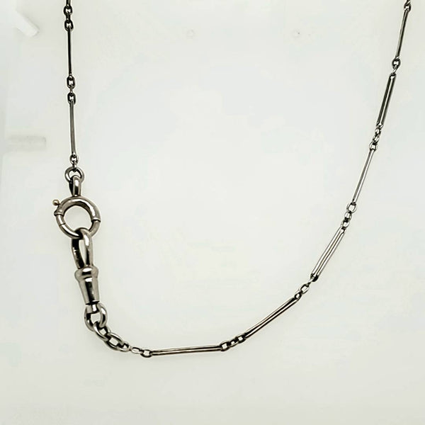 Art Deco Platinum Pocket Watch Chain