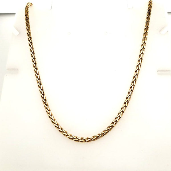 14kt Yellow Gold Woven Chain