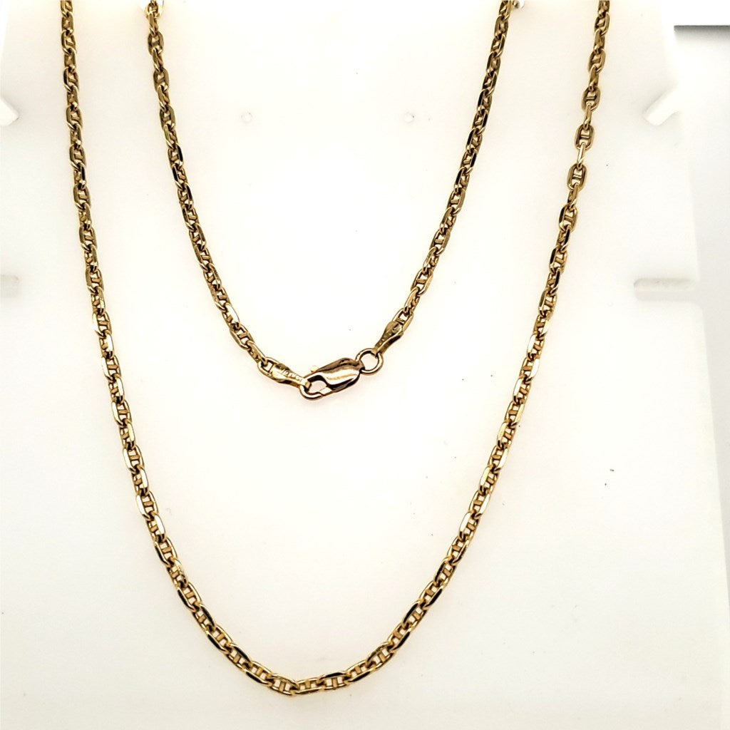 20"" 14kt Yellow Gold Link Chain