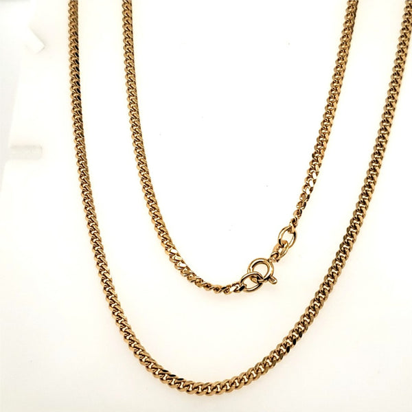 22"" 9kt Yellow Gold Link Chain