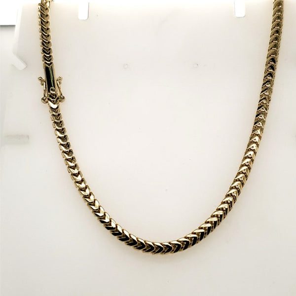 18"" 10kt Yellow Gold Link Chain