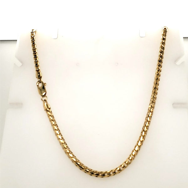 22"" 10kt Yellow Gold Link Chain