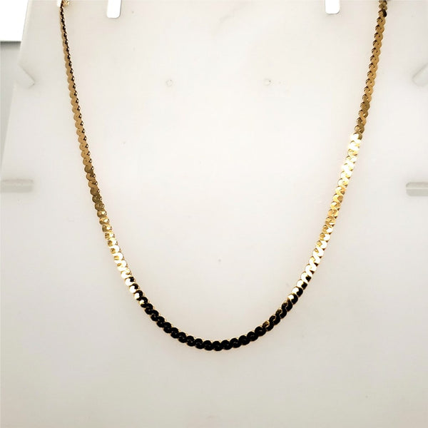 20"" 14kt Yellow Gold Link Chain