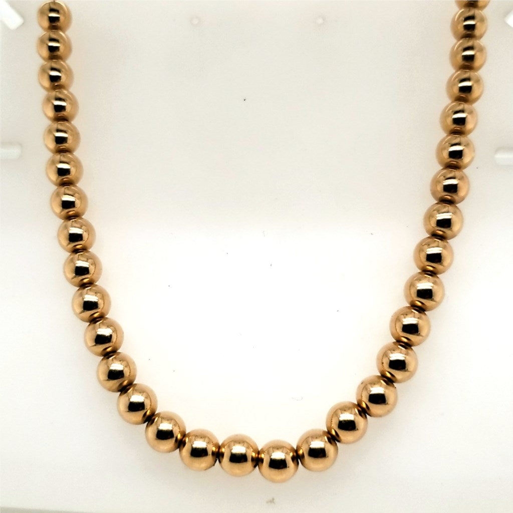 14kt Yellow Gold Add A Bead Necklace