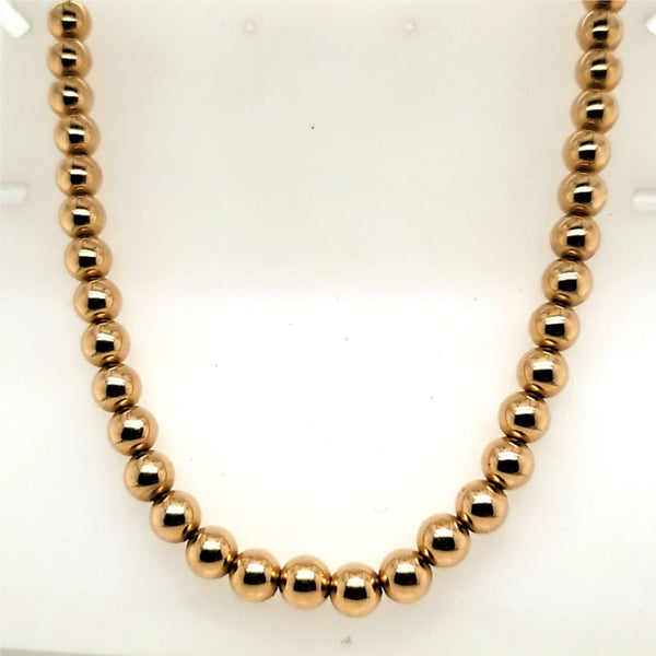 14kt Yellow Gold Add A Bead Necklace