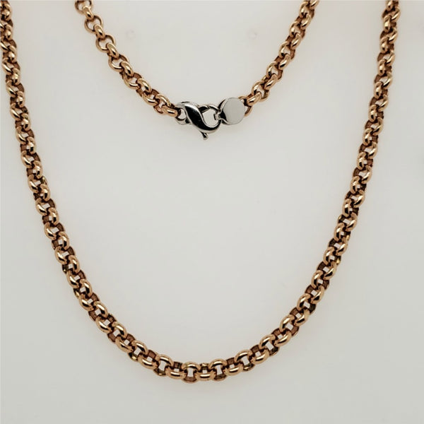 18kt Rose Gold Chain Necklace