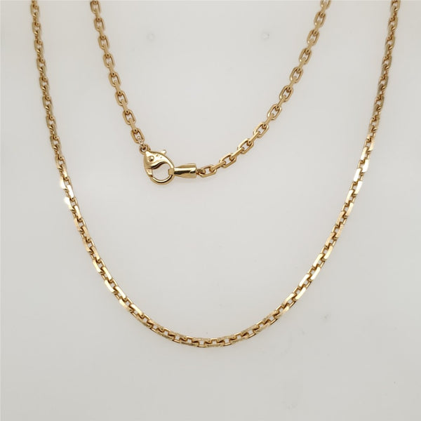 21"" 18kt Yellow Gold Chain