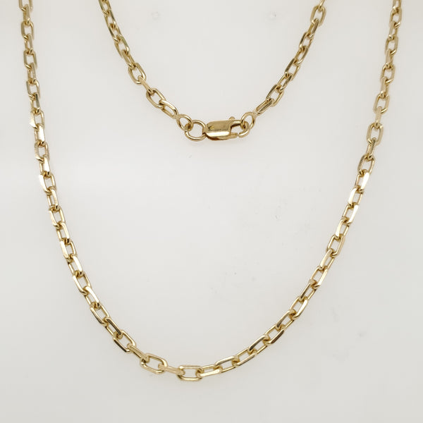 18kt Yellow Gold 24"" Link chain