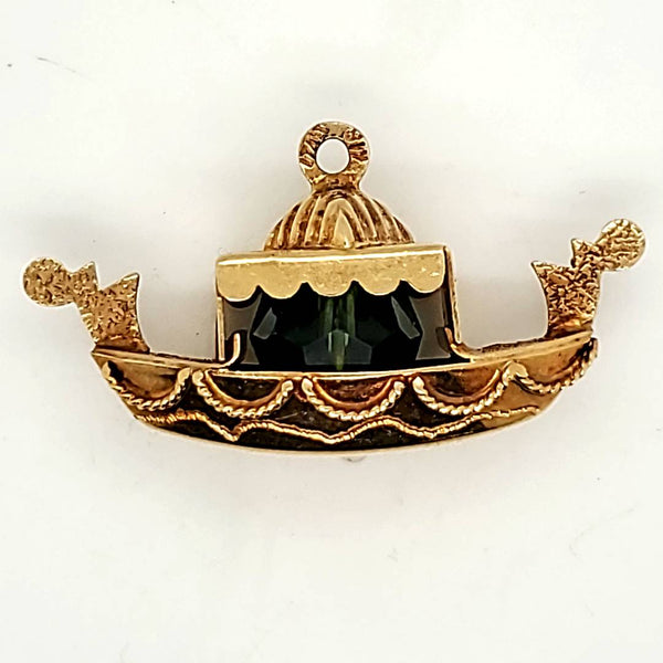 Vintage 18kt Yellow Gold Gondola Charm