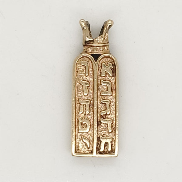 Vintage 14kt Yellow Gold Torah Pendant