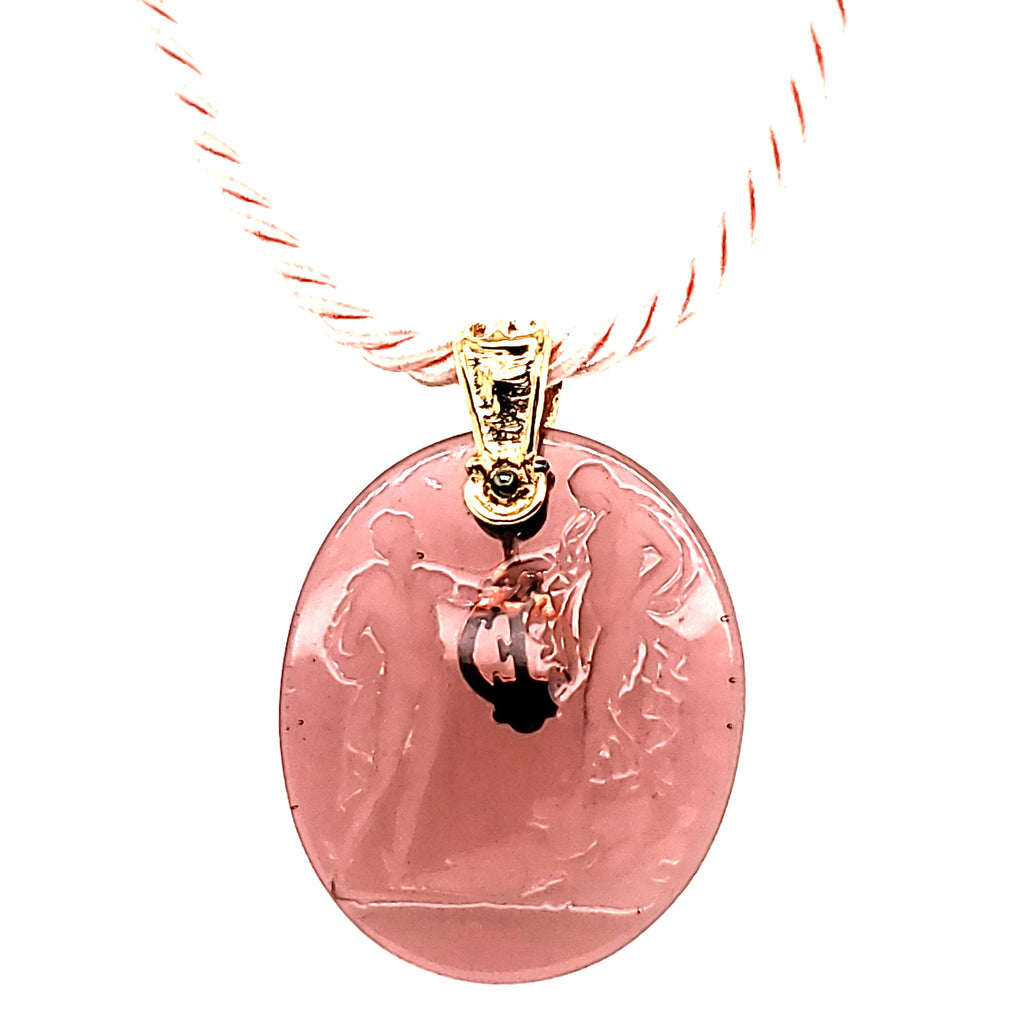 Tagliomonte 14Kt Yellow Gold Intaglio Pendant Necklace