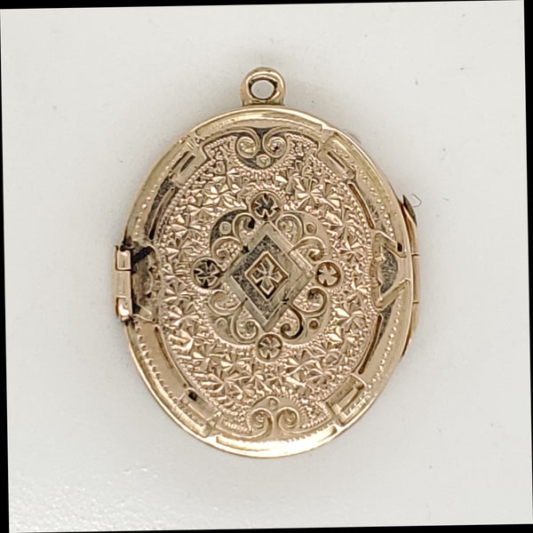 Antique Victorian 14kt Yellow Gold Locket