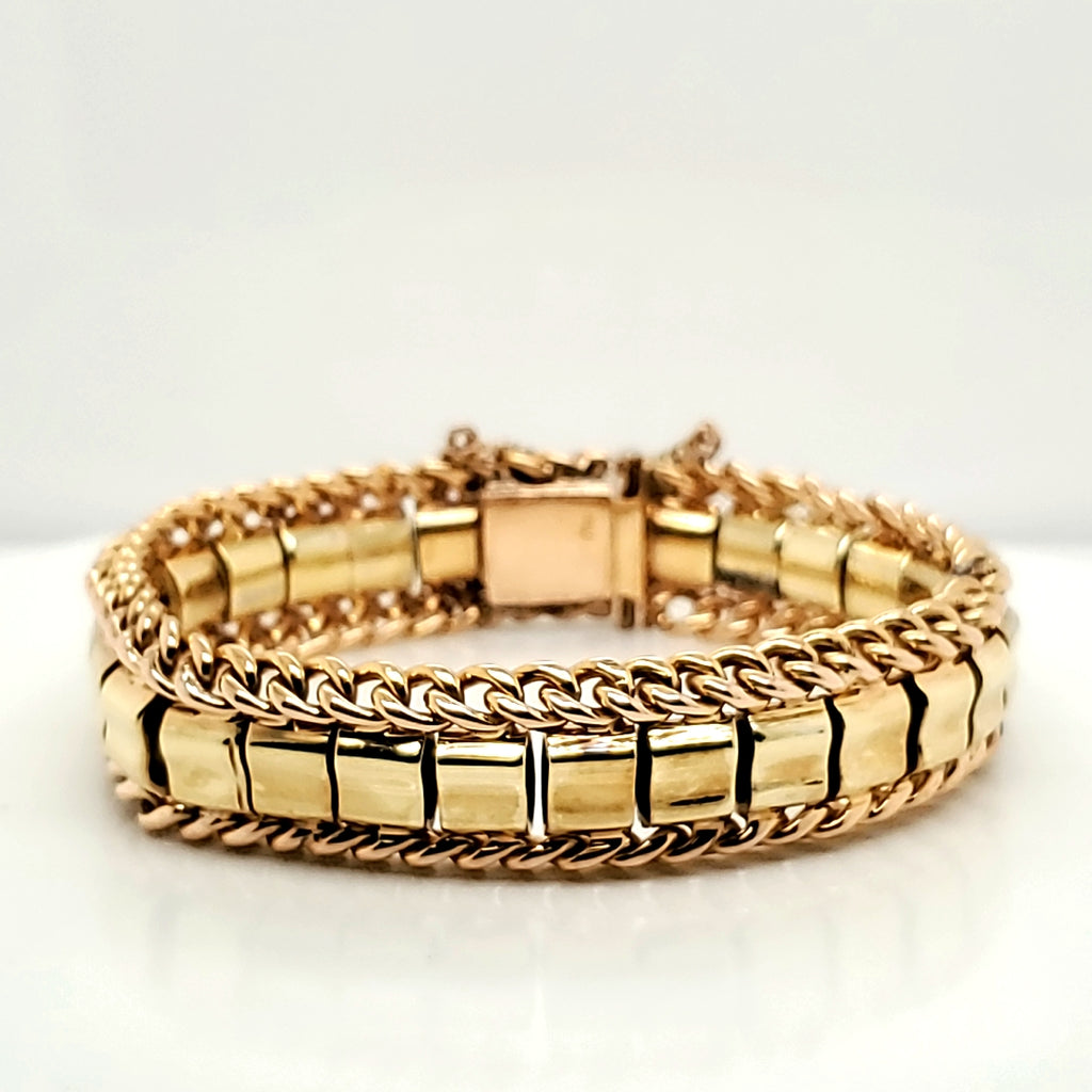 Vintage 18Kt Yellow Gold Bracelet