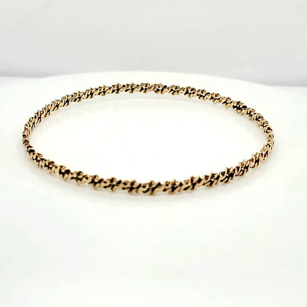 14kt Yellow Gold Bangle Bracelet