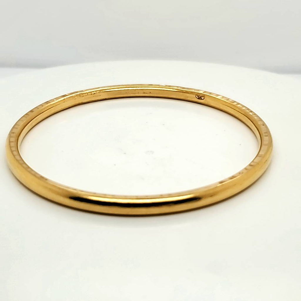 21kt Yellow Gold Bangle Bracelet