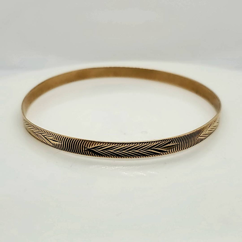 18Kt Yellow Gold Bangle Bracelet