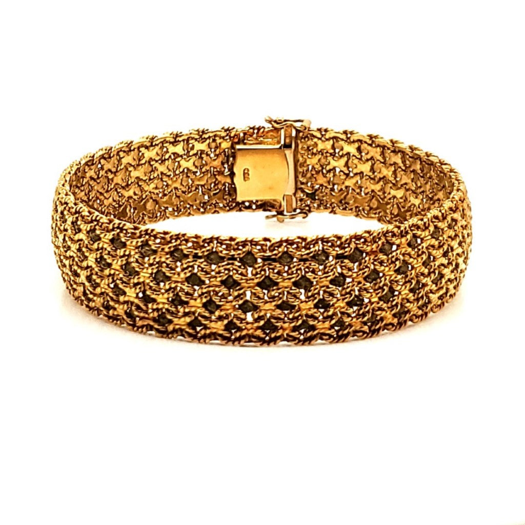 Vintage 18kt Yellow Gold Bracelet