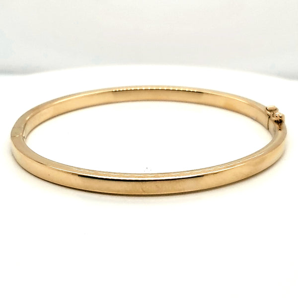 14kt Yellow Gold Hinged Bangle Bracelet