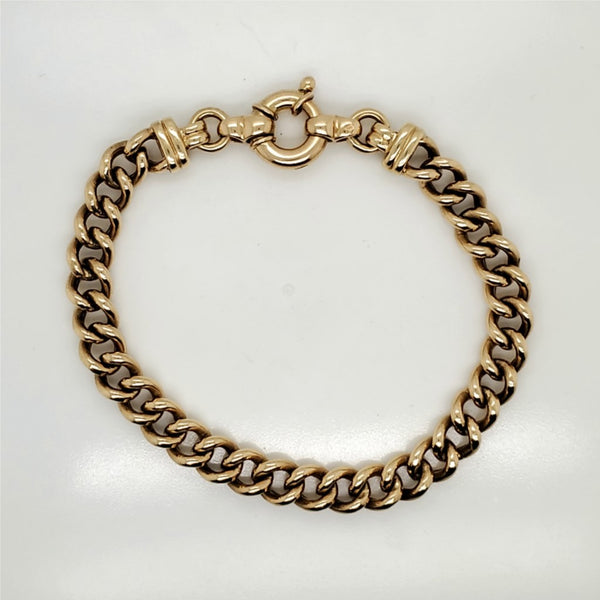 18kt Yellow Gold Curb Link Bracelet