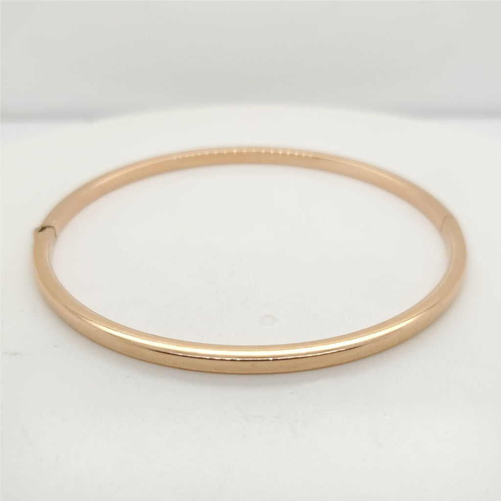 18kt Rose Gold Bangle Bracelet