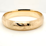 14Kt Yellow Gold Bangle Bracelet