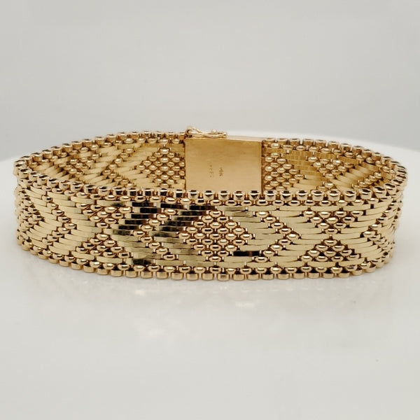 Vintage 14kt Yellow Gold Effy Bracelet